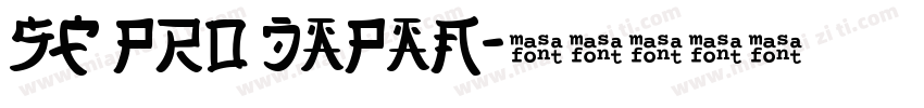 SF Pro Japan字体转换